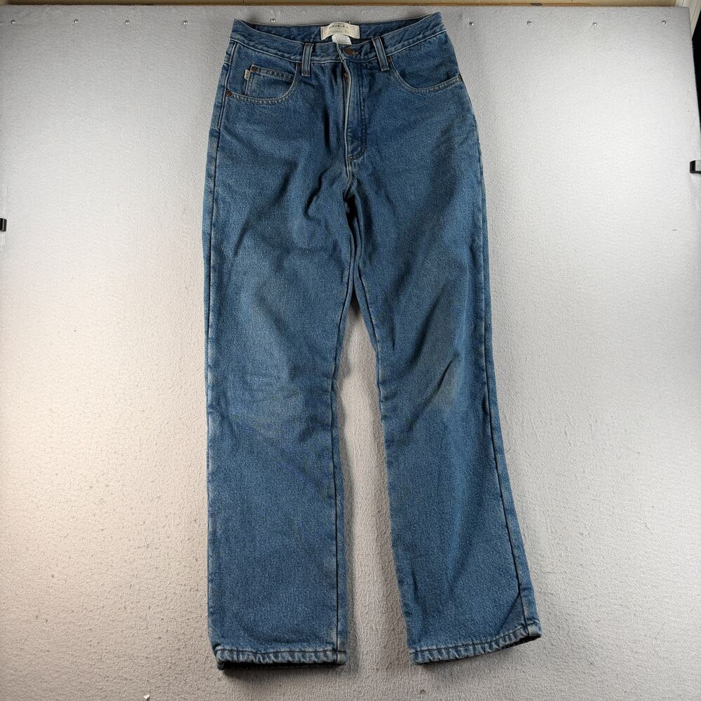 L.L.Bean Double L Jeans Mens 30x30 Blue Classic Fit Fleece Lined Denim
